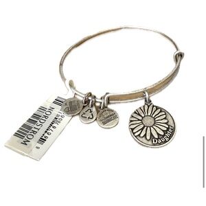 NWT Alex and Ani Charm Bracelet with Daughter Pendant